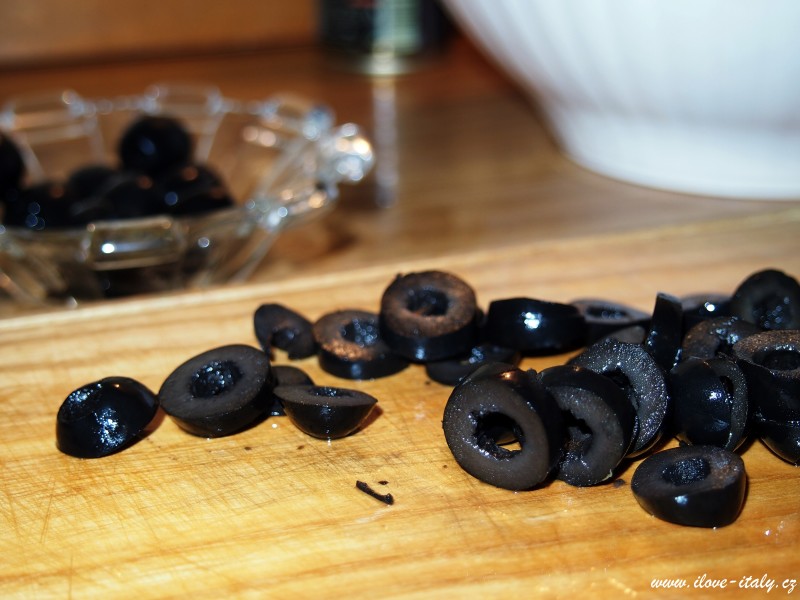 černé olivy